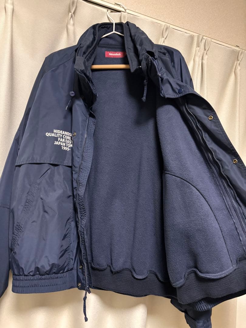 HIDE AND SEEK ハイドアンドシーク NYLON JACKET L