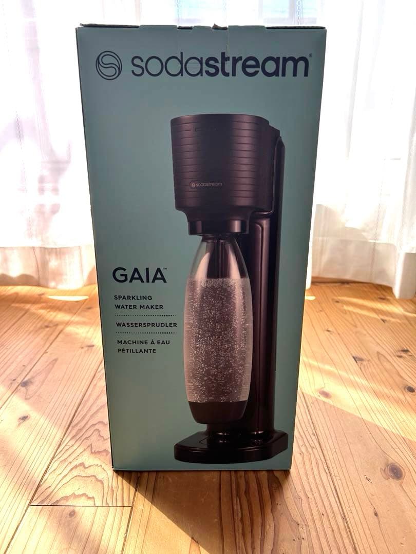 【最終値下げ】ソーダストリーム　GAIA スターターキット　ブラック　新品