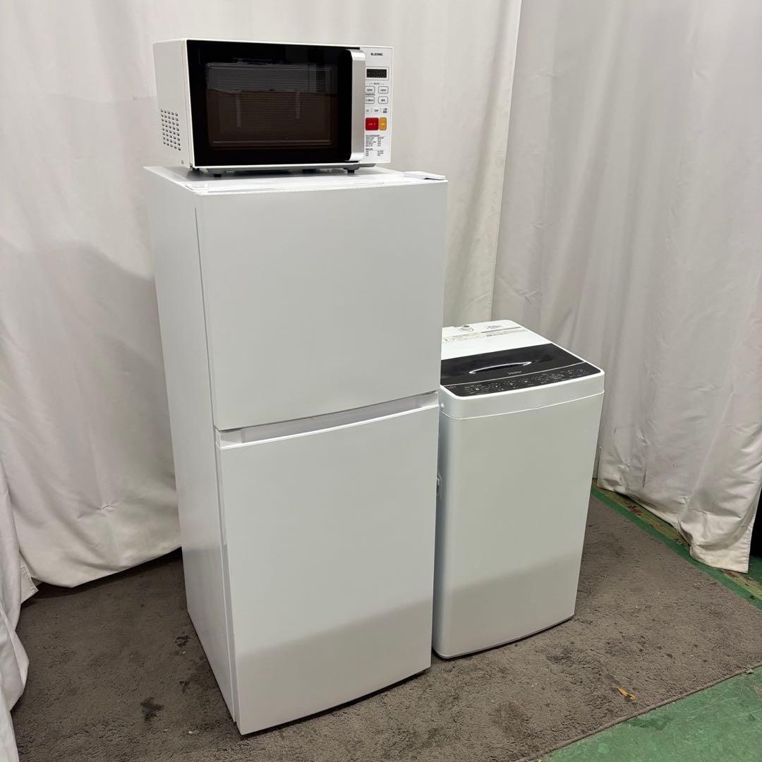 154❤️　冷蔵庫　洗濯機　電子レンジ　22年製　家電セット　一人暮らし　設置無料