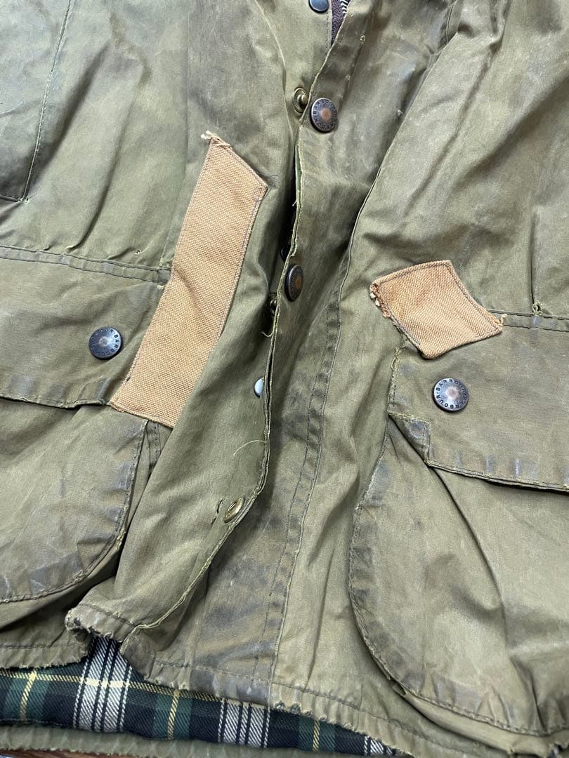 M*i様 Barbour BEAUFORT ハブアー ビンテージジャケット イン