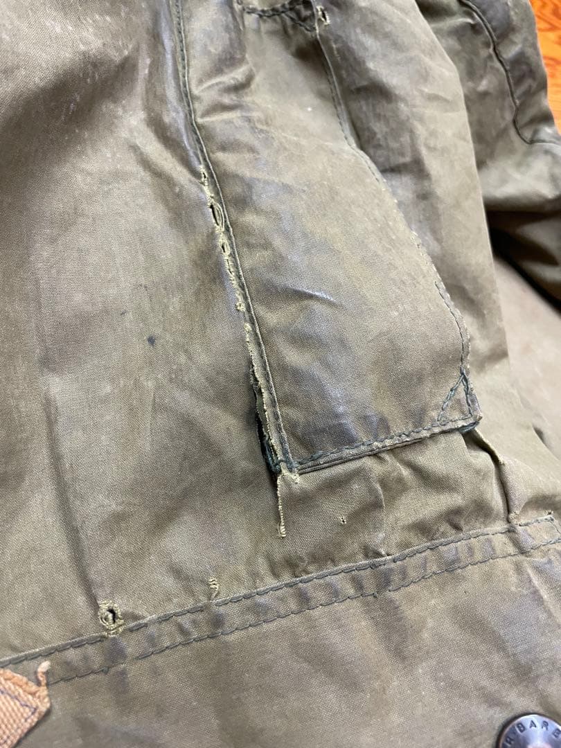 M*i様 Barbour BEAUFORT ハブアー ビンテージジャケット イン