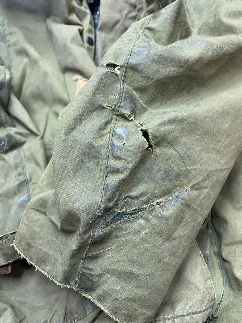 M*i様 Barbour BEAUFORT ハブアー ビンテージジャケット イン