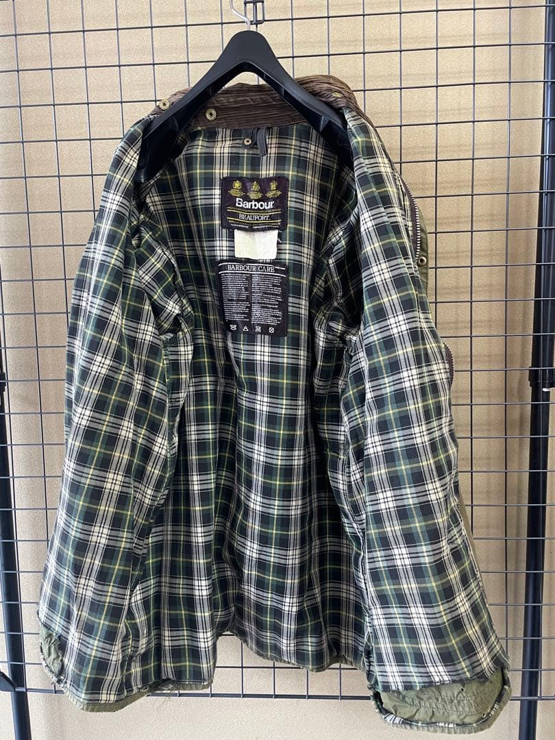 M*i様 Barbour BEAUFORT ハブアー ビンテージジャケット イン