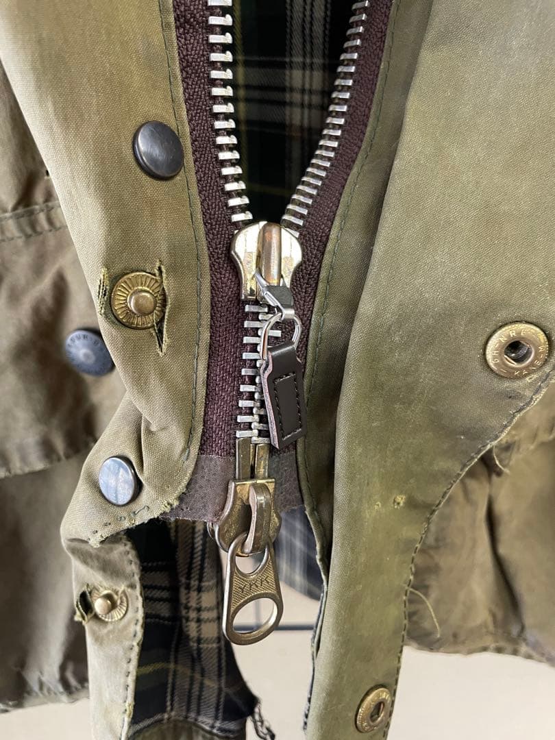 M*i様 Barbour BEAUFORT ハブアー ビンテージジャケット イン