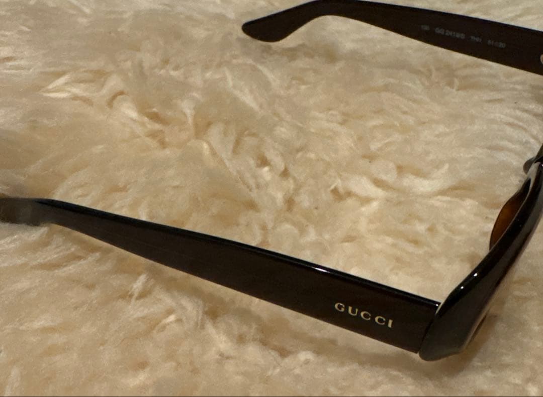 美品✨GUCCI サングラス ぬブラウン イタリア製