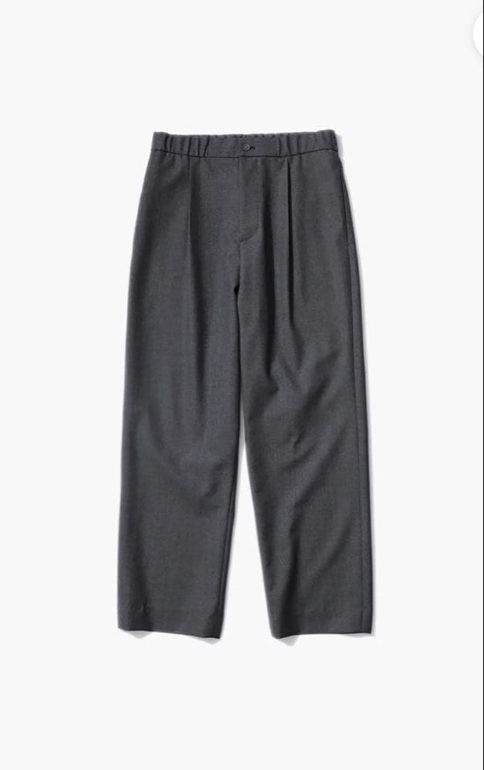 【ATON 】WOOL TROPICAL セットアップ　GRAY