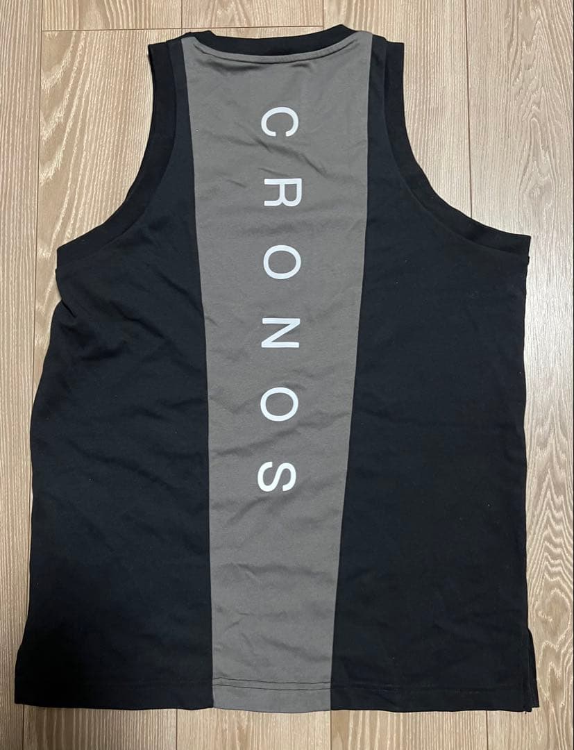 CRONOS REFLECT LINE SLEEVELESS S 黒