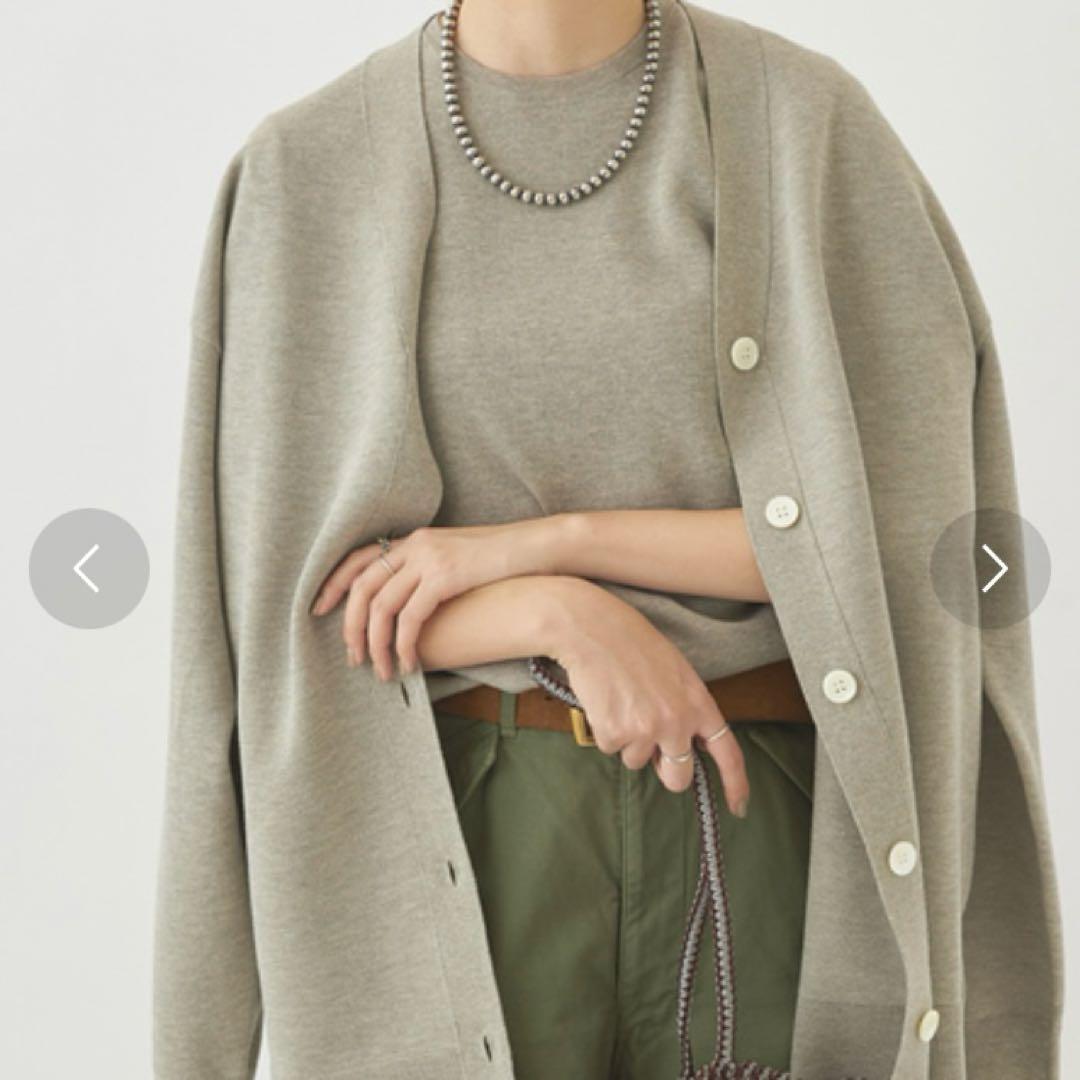 plage sweat ニットカーディガン
