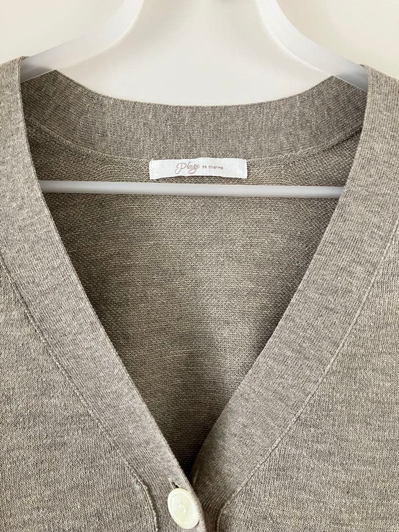 plage sweat ニットカーディガン