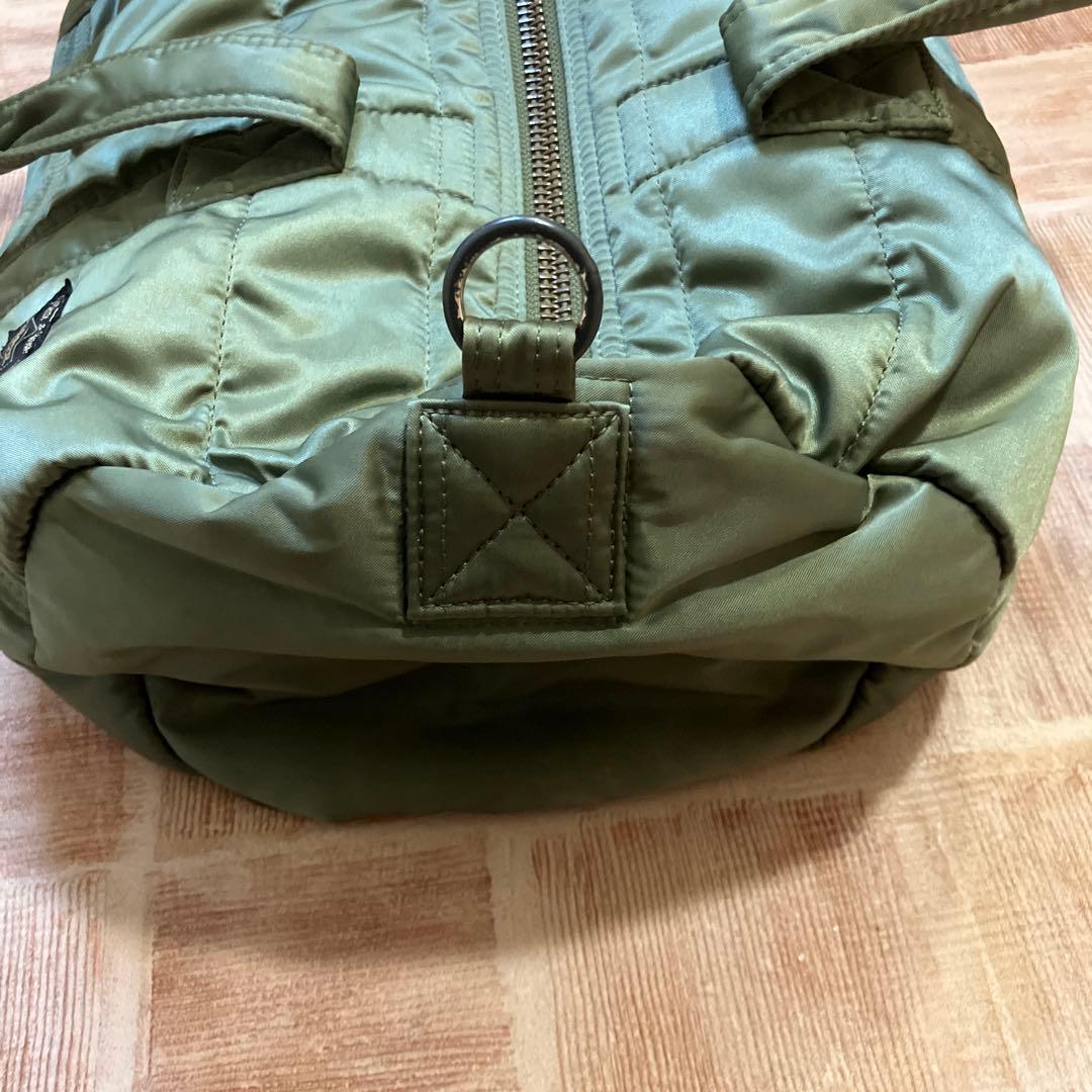 【美品】PORTER ポーター ・2WAY ボストン タンカー ・セージグリーン