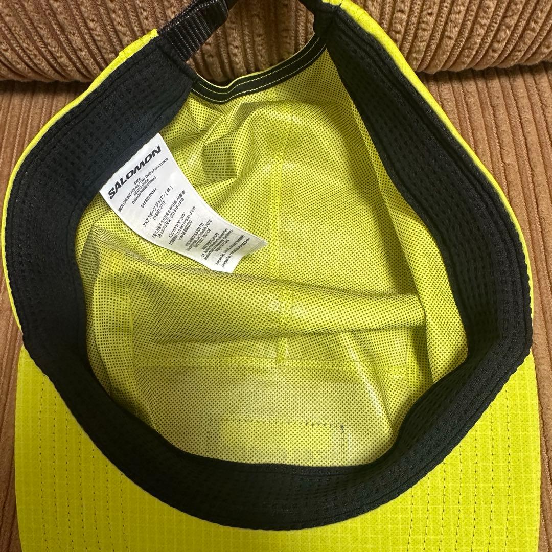 SALOMON イエロー キャップ
