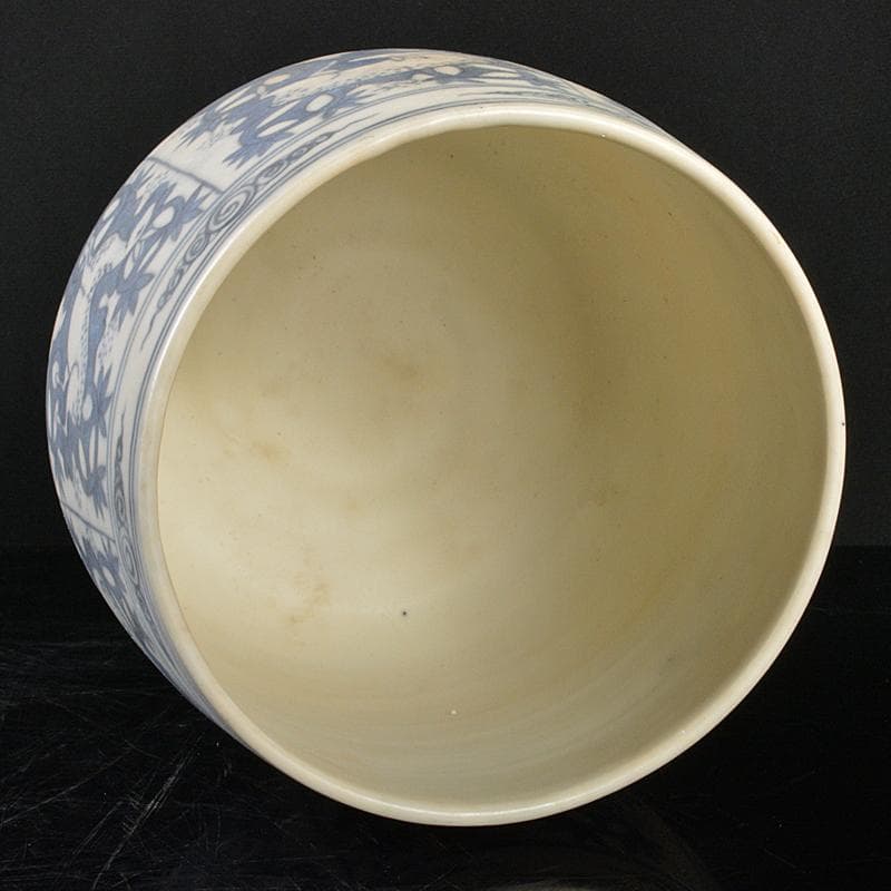 中国　青花　鹿文壷　N　R5700