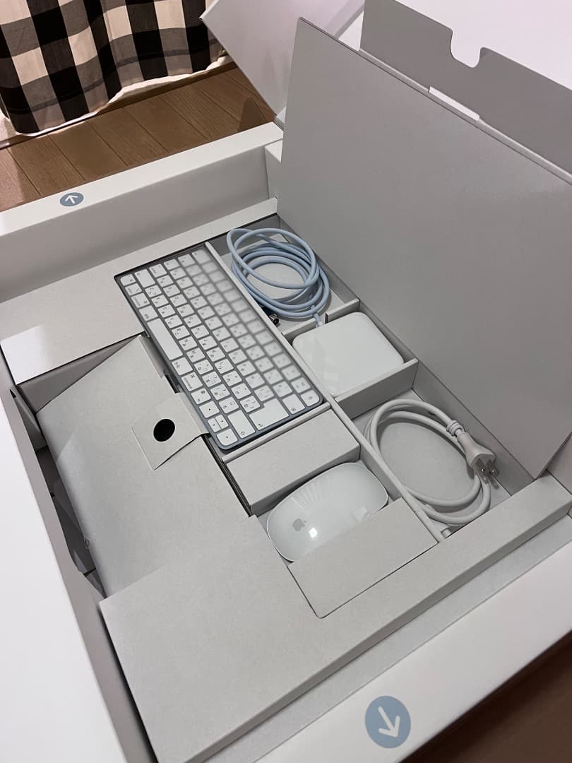 箱あり Apple iMac 24インチ M1 2021 ブルー 8G/256G