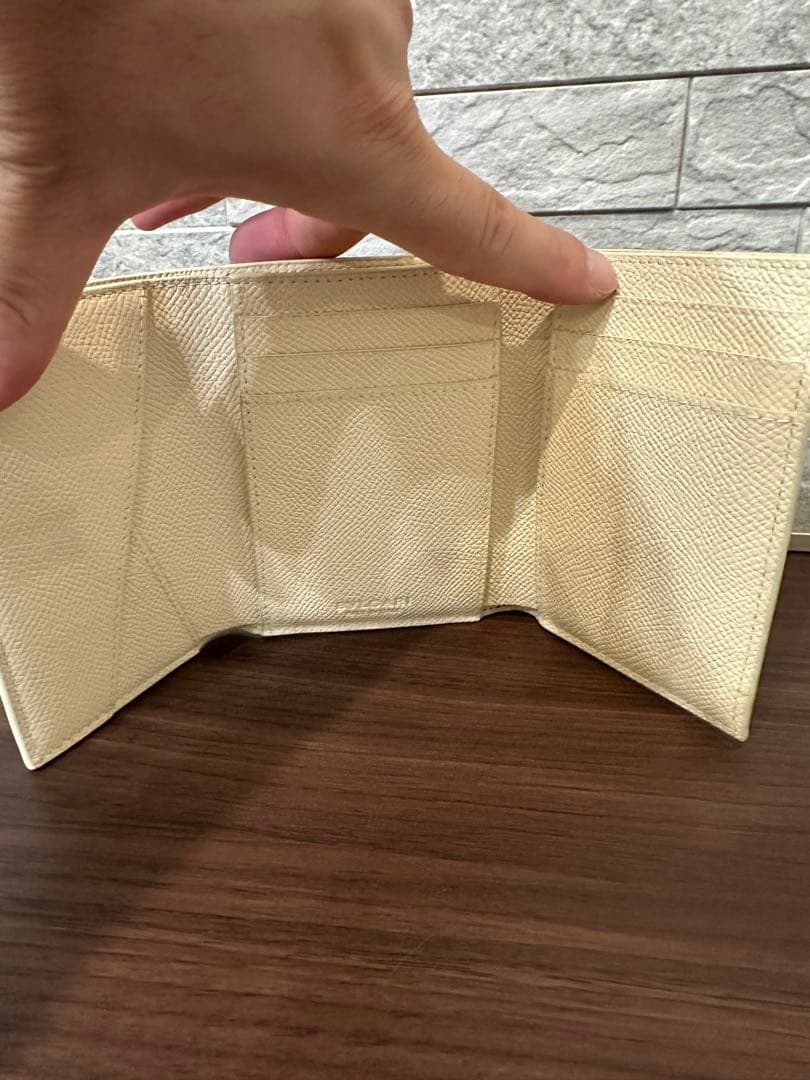 BVLGARI ブルガリ バイカラー三つ折り財布