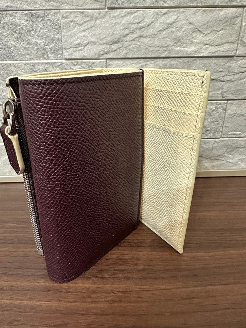 BVLGARI ブルガリ バイカラー三つ折り財布