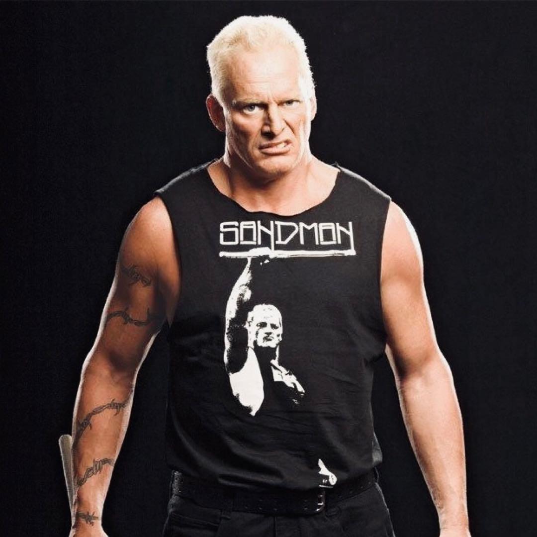 00's SANDMAN / サンドマン Tシャツ プロレス WWE ECW