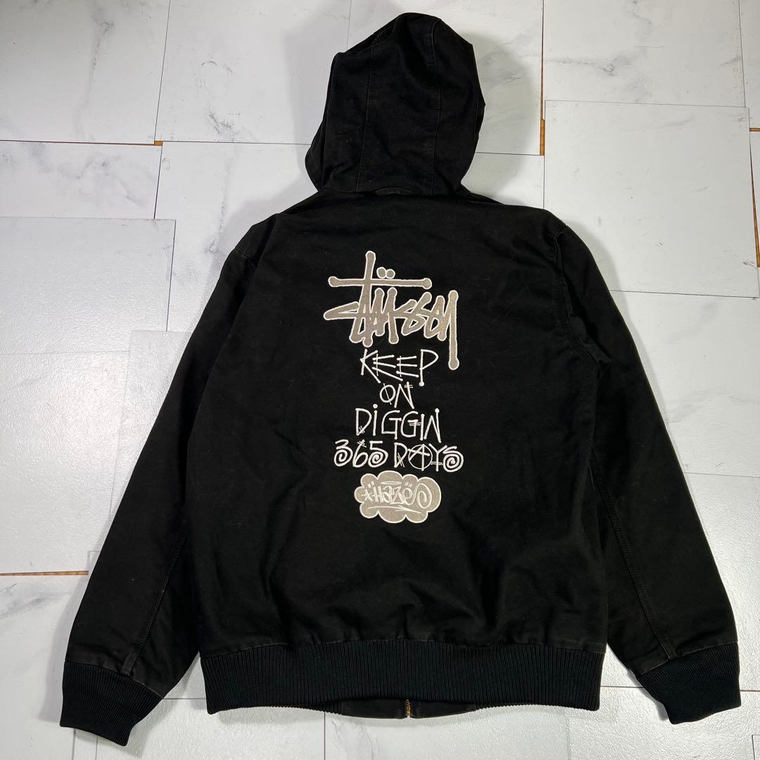 希少 HAZExSTUSSYxSAVAGExCARHARTT ジャケット XL
