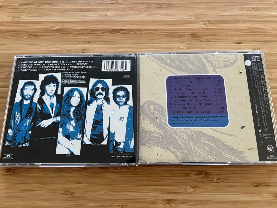 ディープ・パープル その後のレアアルバムCD 7枚
