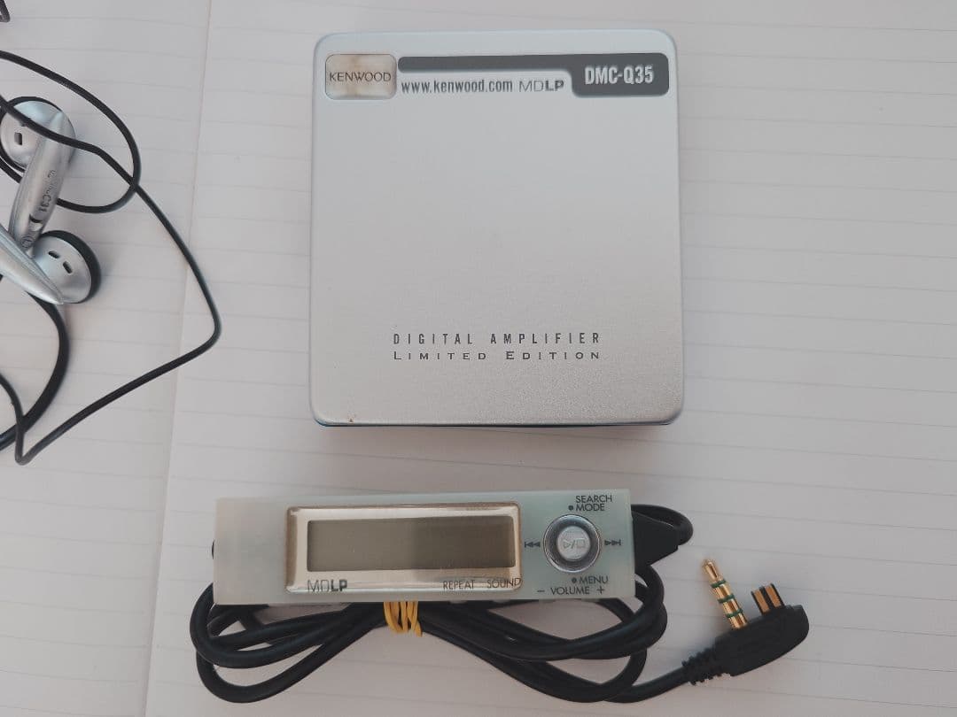 KENWOOD MDウォークマン MDプレーヤー DMC-Q35 動作確認済