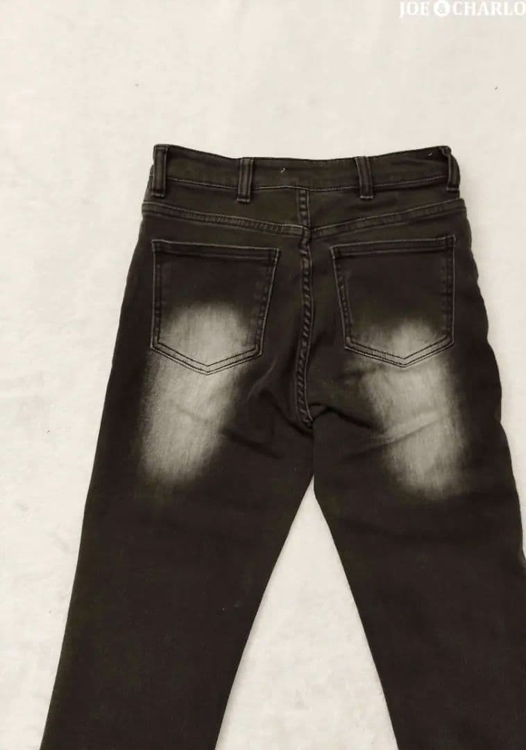 ダーリッチ darich ブラストフレアデニムパンツ ブラック BLK S
