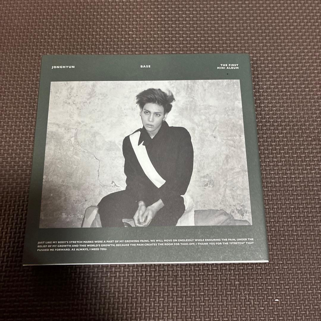 未使用品美品SHINeeジョンヒョンBASE韓国版CD JONGHYUN
