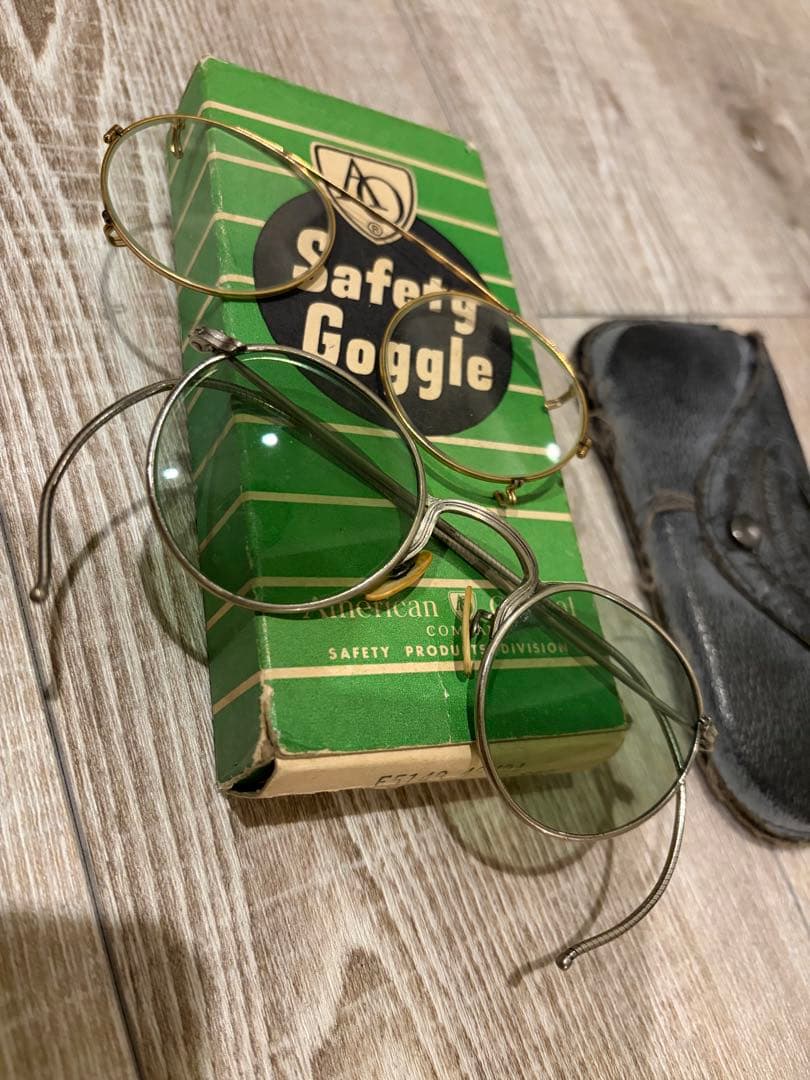 30s American Optical Safety フルビュー　サングラス
