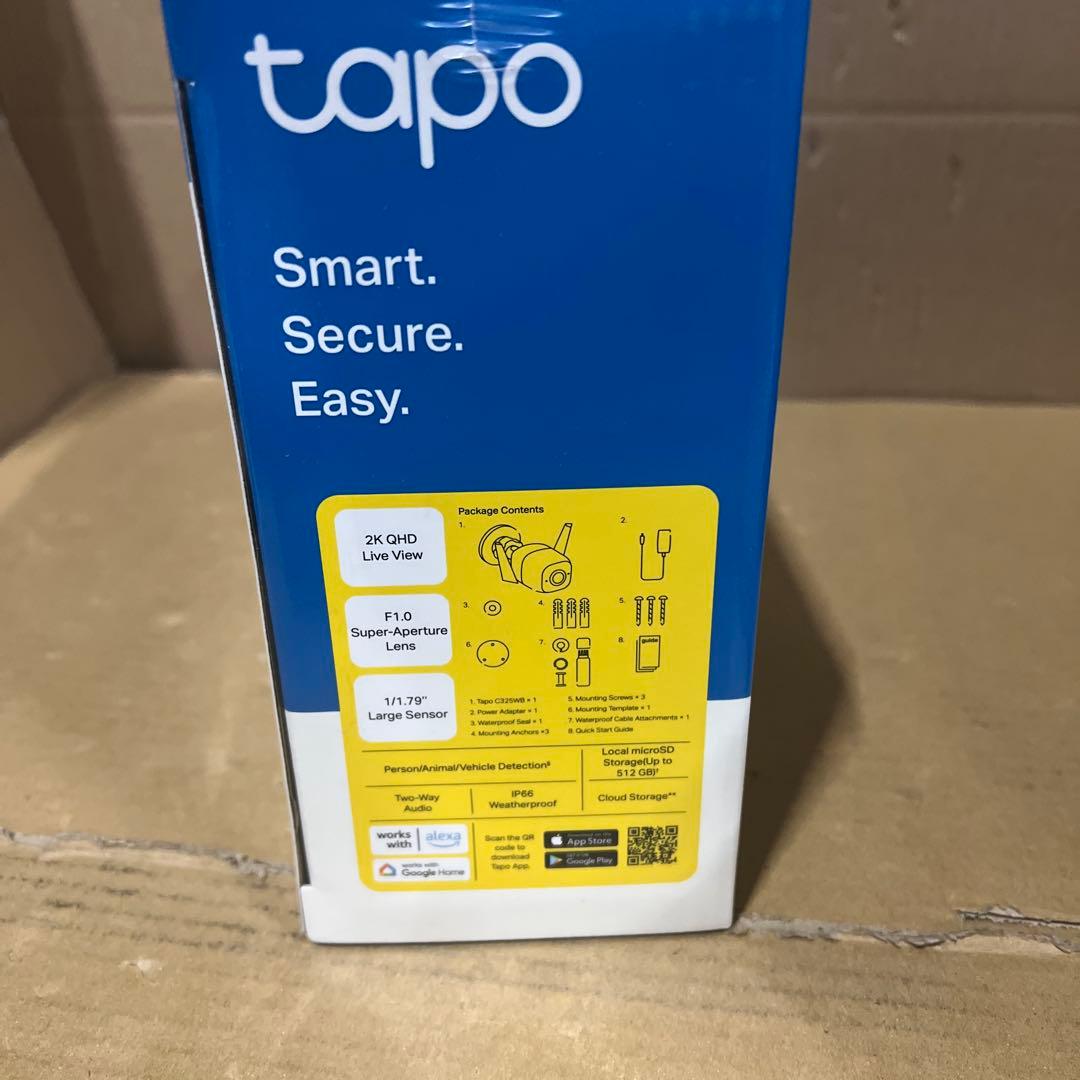 TP-Link Tapo WiFi ネットワークカメラ 防犯カメラ C325WB