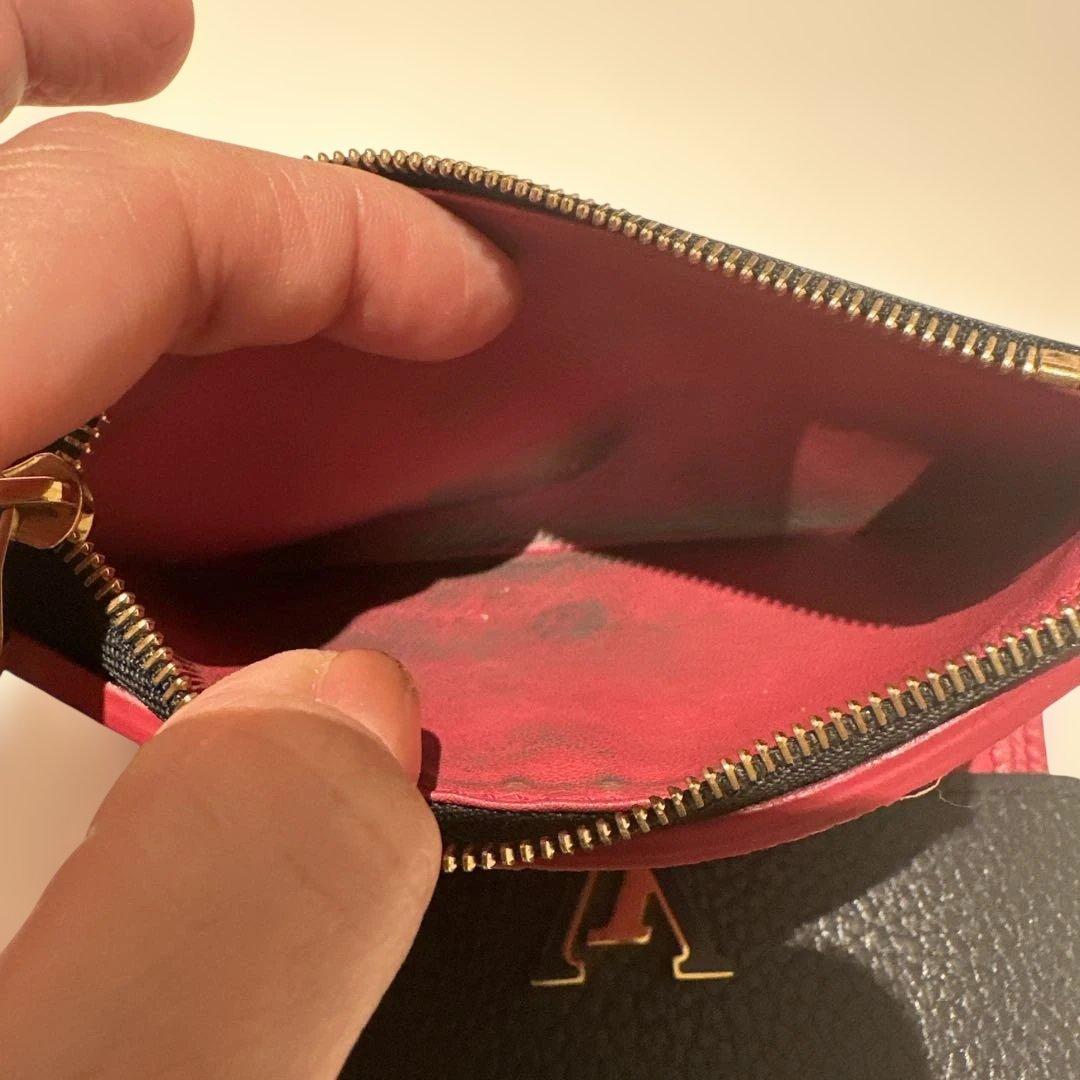 ルイヴィトン　LOUIS VUITTON 財布　ポルトフォイユ　カプシーヌ