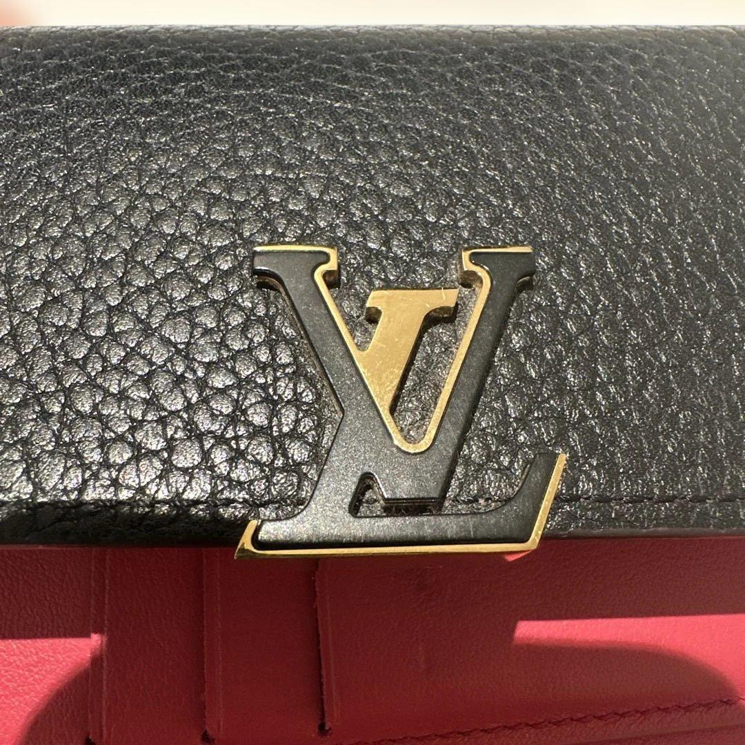 ルイヴィトン　LOUIS VUITTON 財布　ポルトフォイユ　カプシーヌ