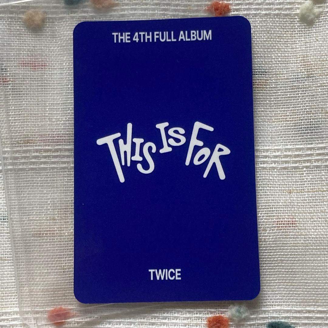 ミナ TWICE THIS IS FOR 7/13 人気歌謡 サノク トレカ