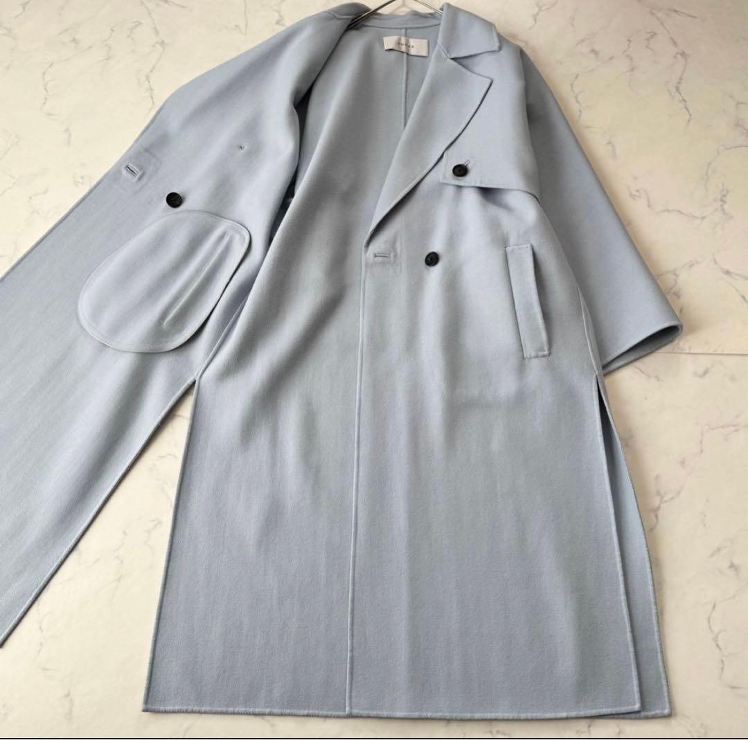 極美品 ADORE ライトリバーレイヤードコート 3way ロングコート 38