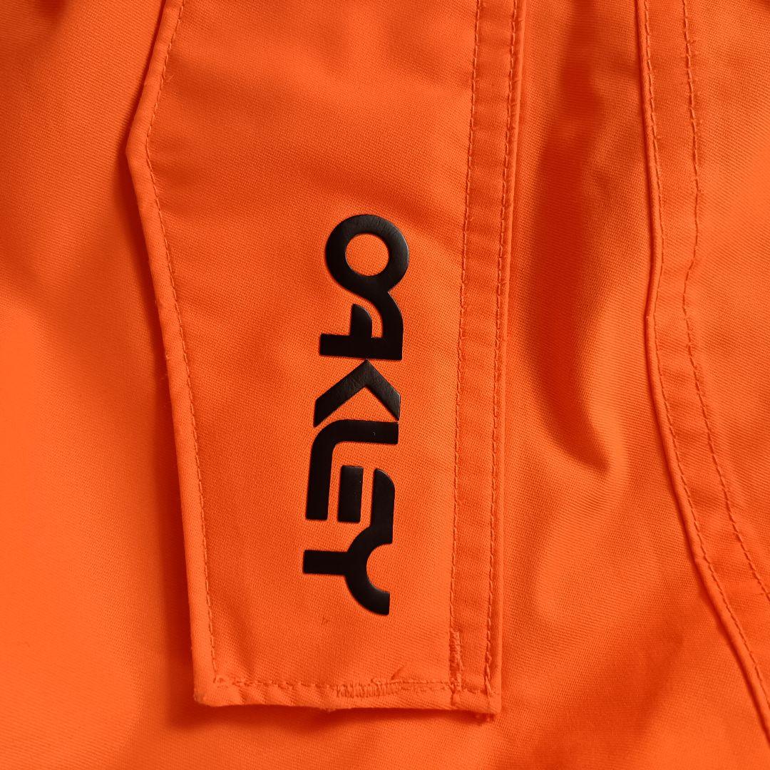 OAKLEY スノーボードウェア ネイビーとオレンジ セットアップ