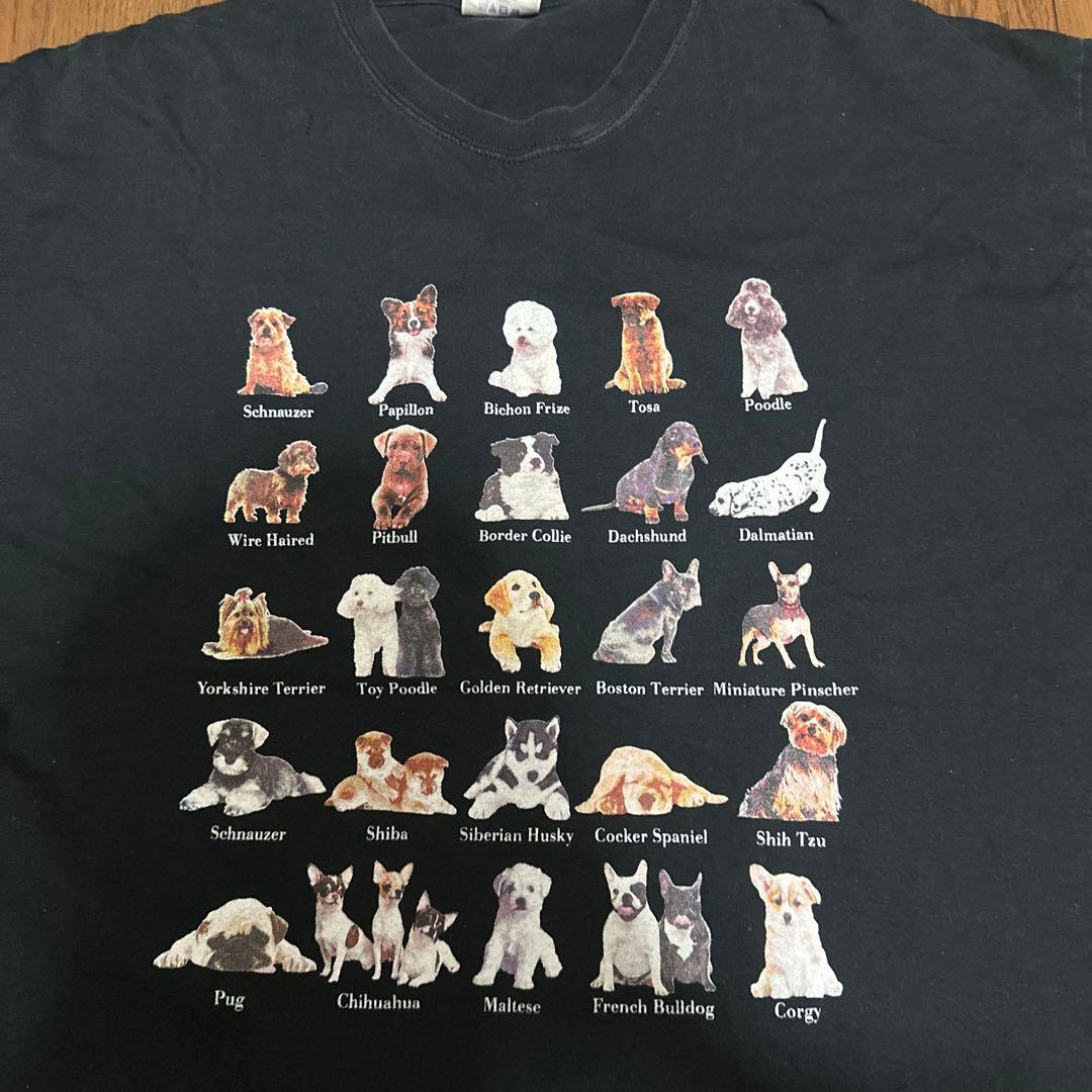 (古着) 00s プリントT dog cityboy ストリート