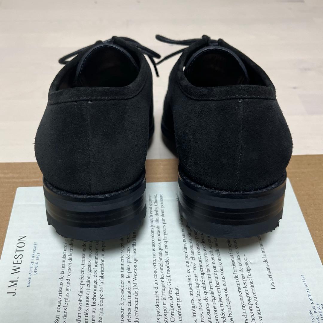 【レア/美品】J.M.WESTON Cabourg モカシン スエード 5ハーフ