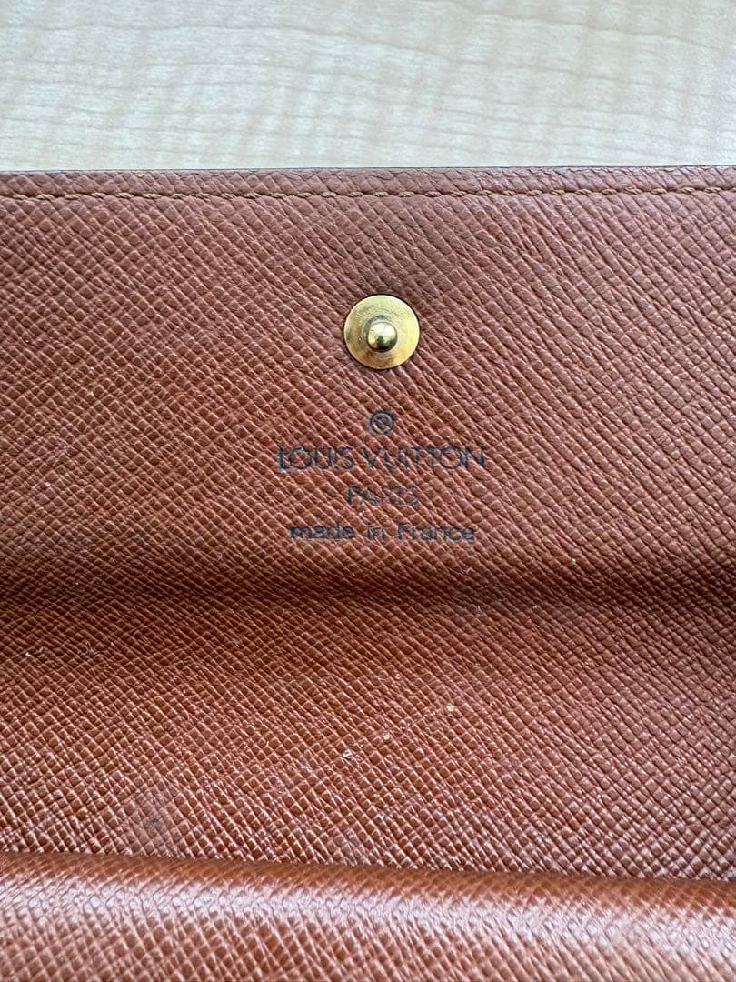 Louis Vuitton モノグラム 三つ折り長財布