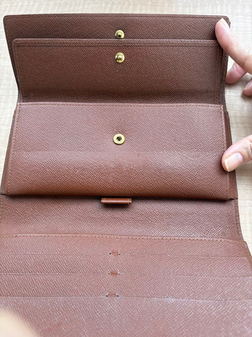Louis Vuitton モノグラム 三つ折り長財布