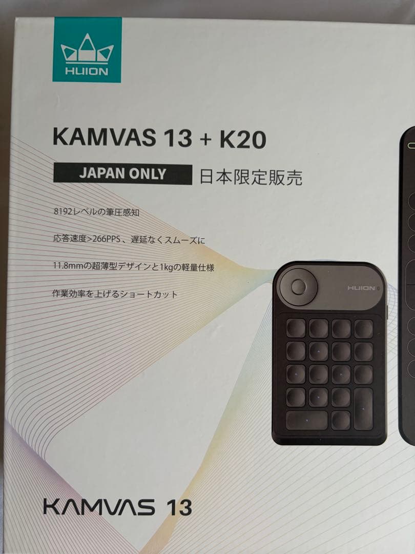 HUION kamvas13+K20 日本限定モデル 液晶ペンタブレット