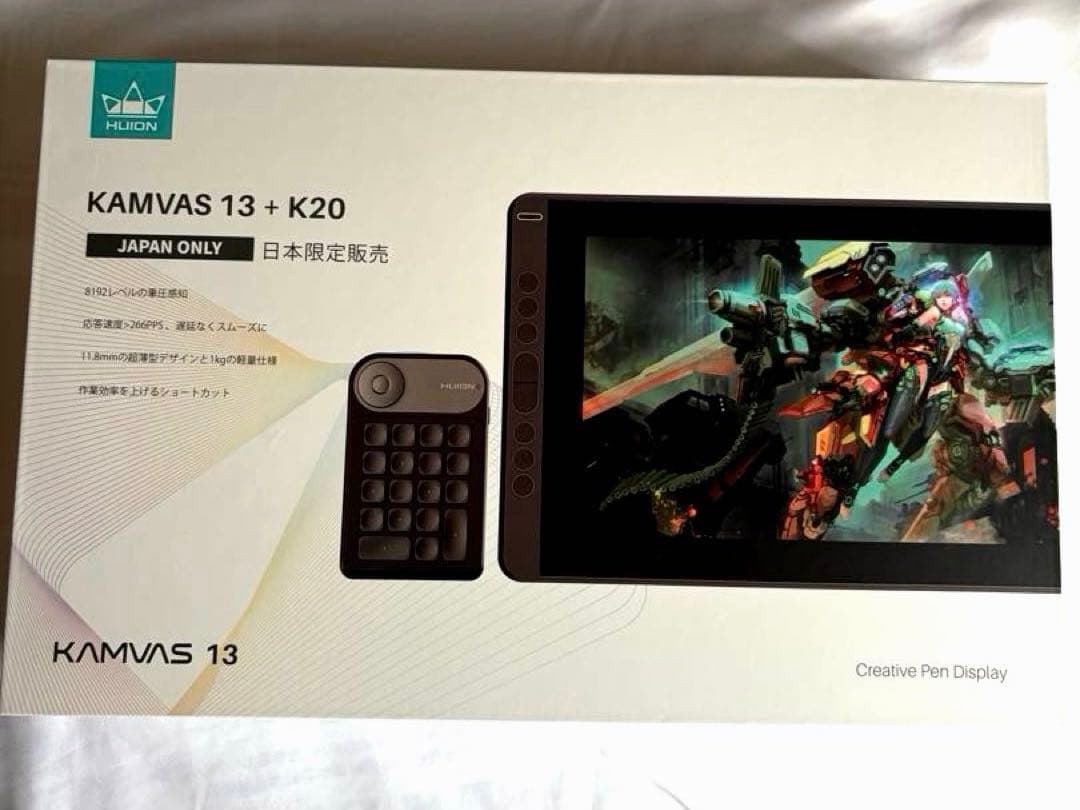 HUION kamvas13+K20 日本限定モデル 液晶ペンタブレット