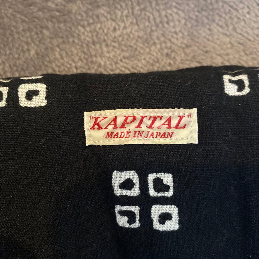 KAPITAL キャピタル　ネックウォーマー　マフラー　BLACK