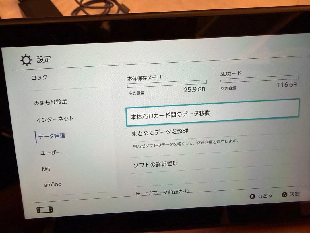 Nintendo Switch 本体 SDカード128GB 中古