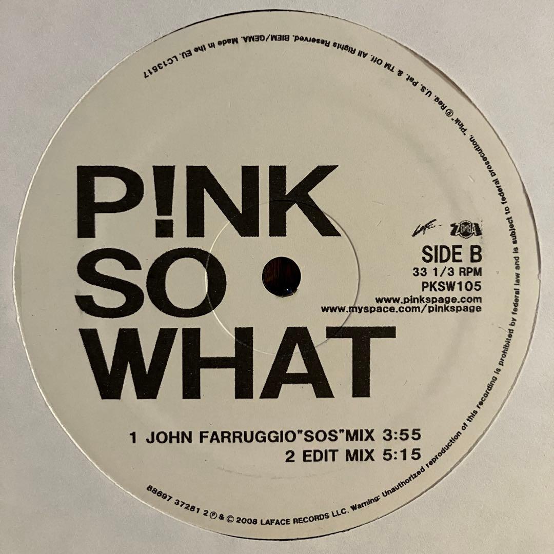 洋楽 P!nk(Pink) - So What PROMO 12inc Record