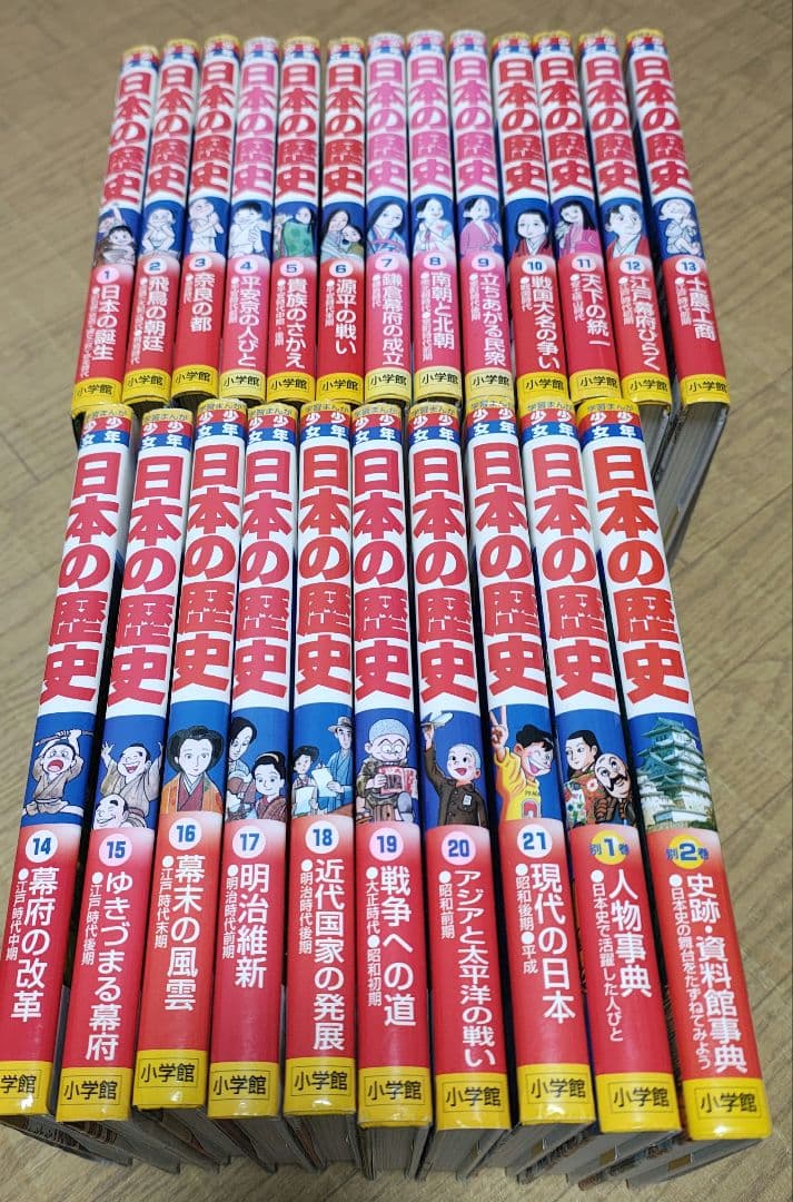 日本の歴史　 ☆全２１巻＋人物事典1.２巻☆