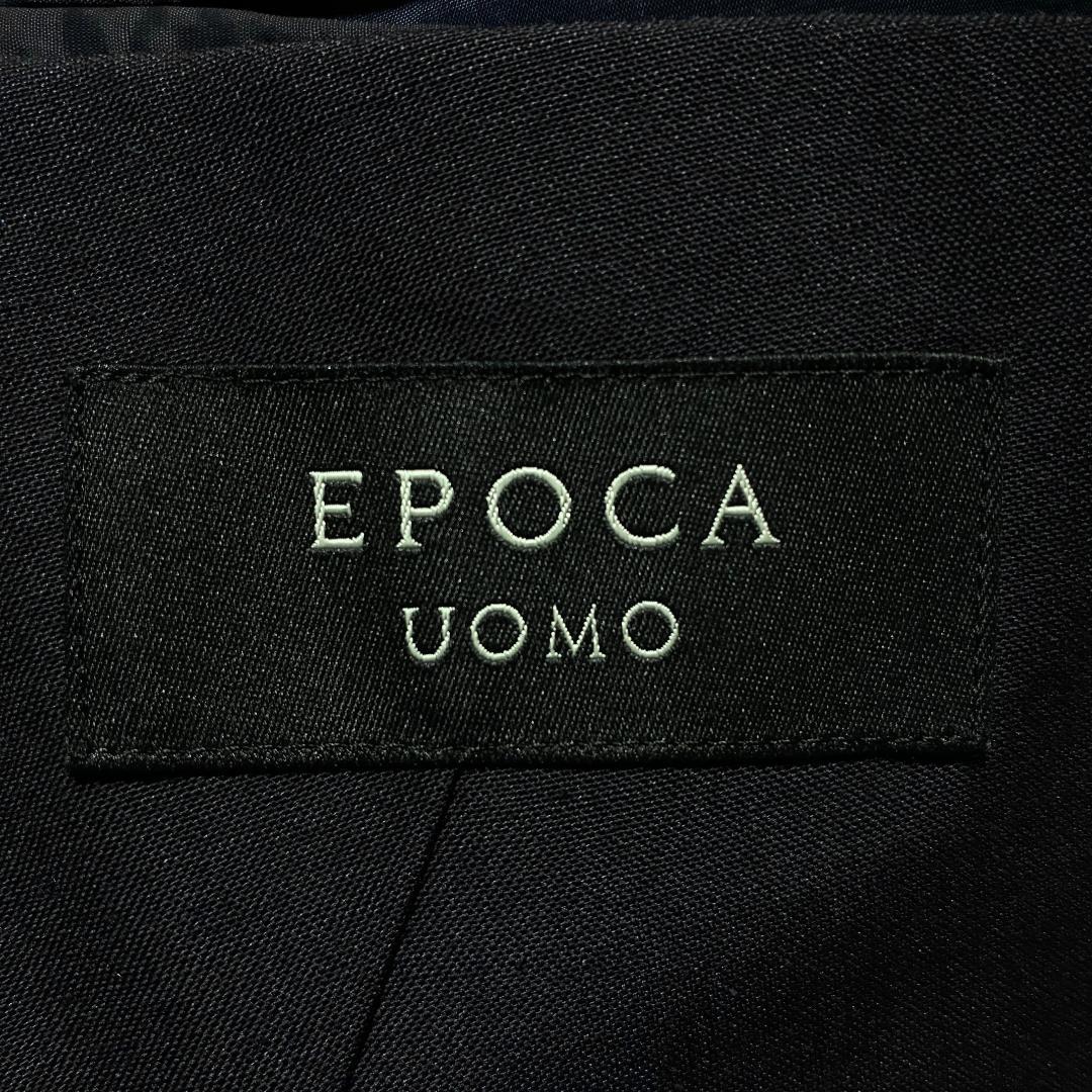 極美品✨ EPOCA UOMO リネン ビジカジテーラードジャケット 黒 50