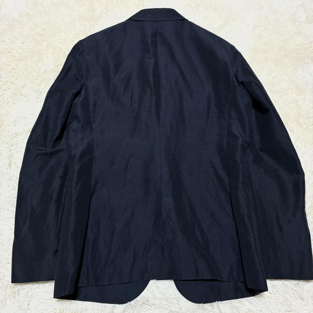 極美品✨ EPOCA UOMO リネン ビジカジテーラードジャケット 黒 50
