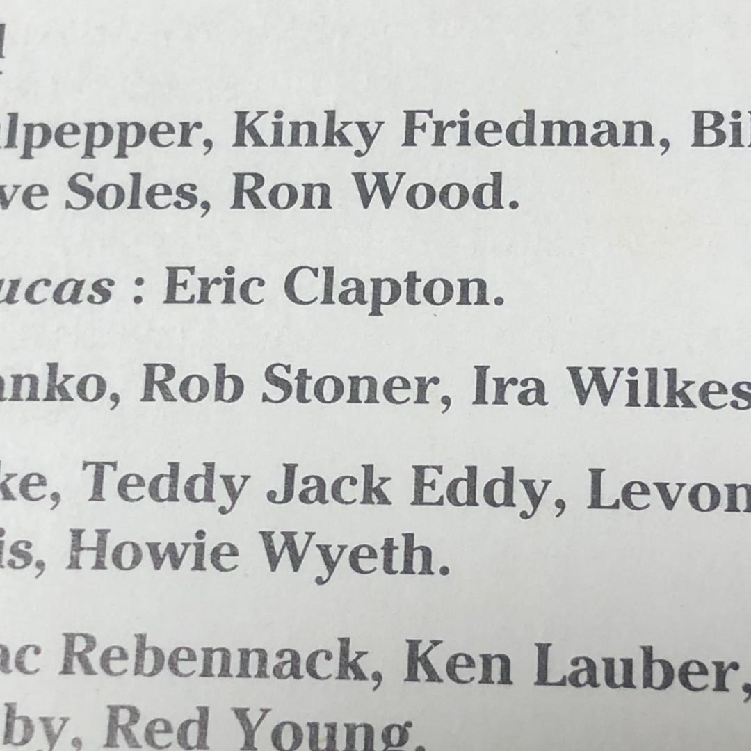 Eric Clapton, Ron Wood参加！KINKY FRIEDMAN