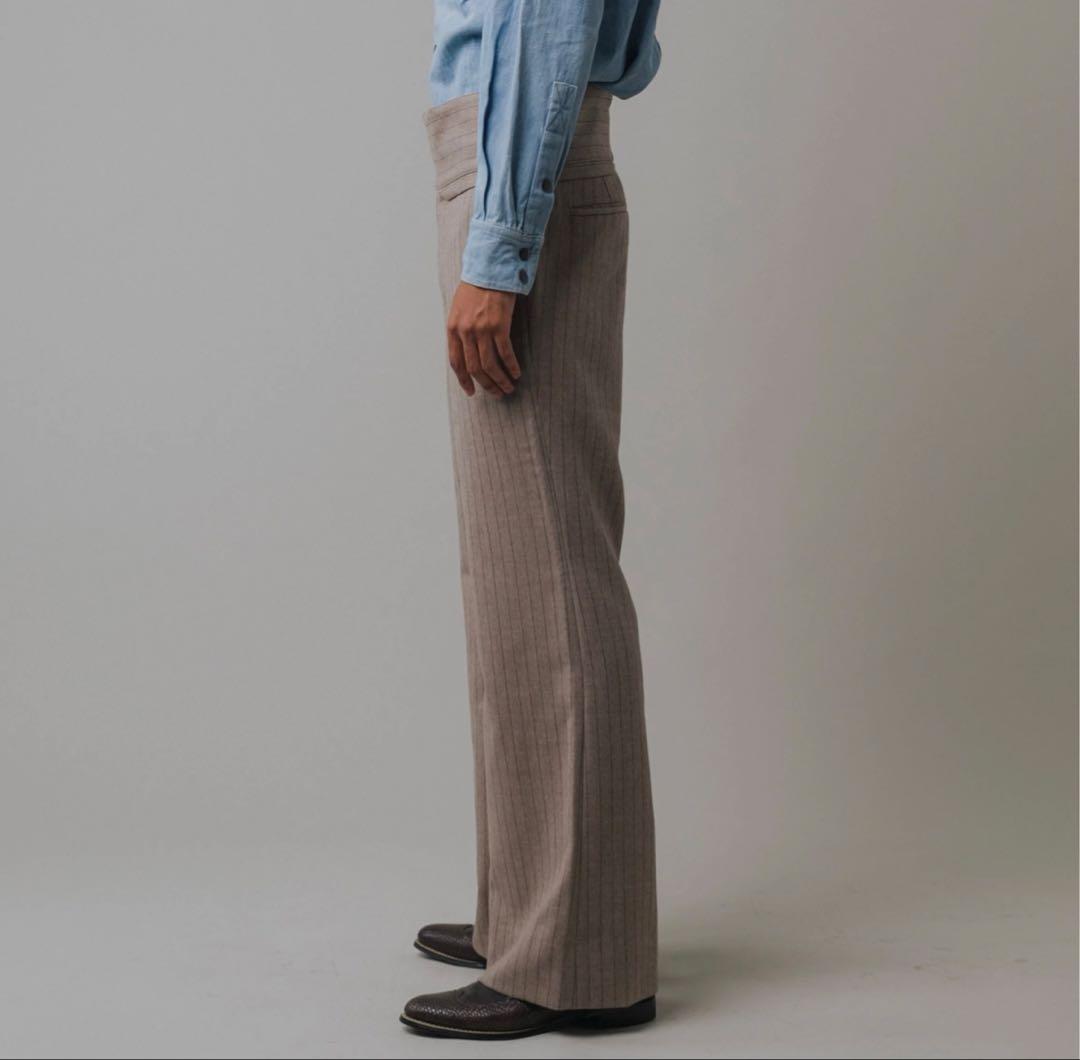 【完売品】FLARE DOUBLE-BREASTED STRIPED SUIT