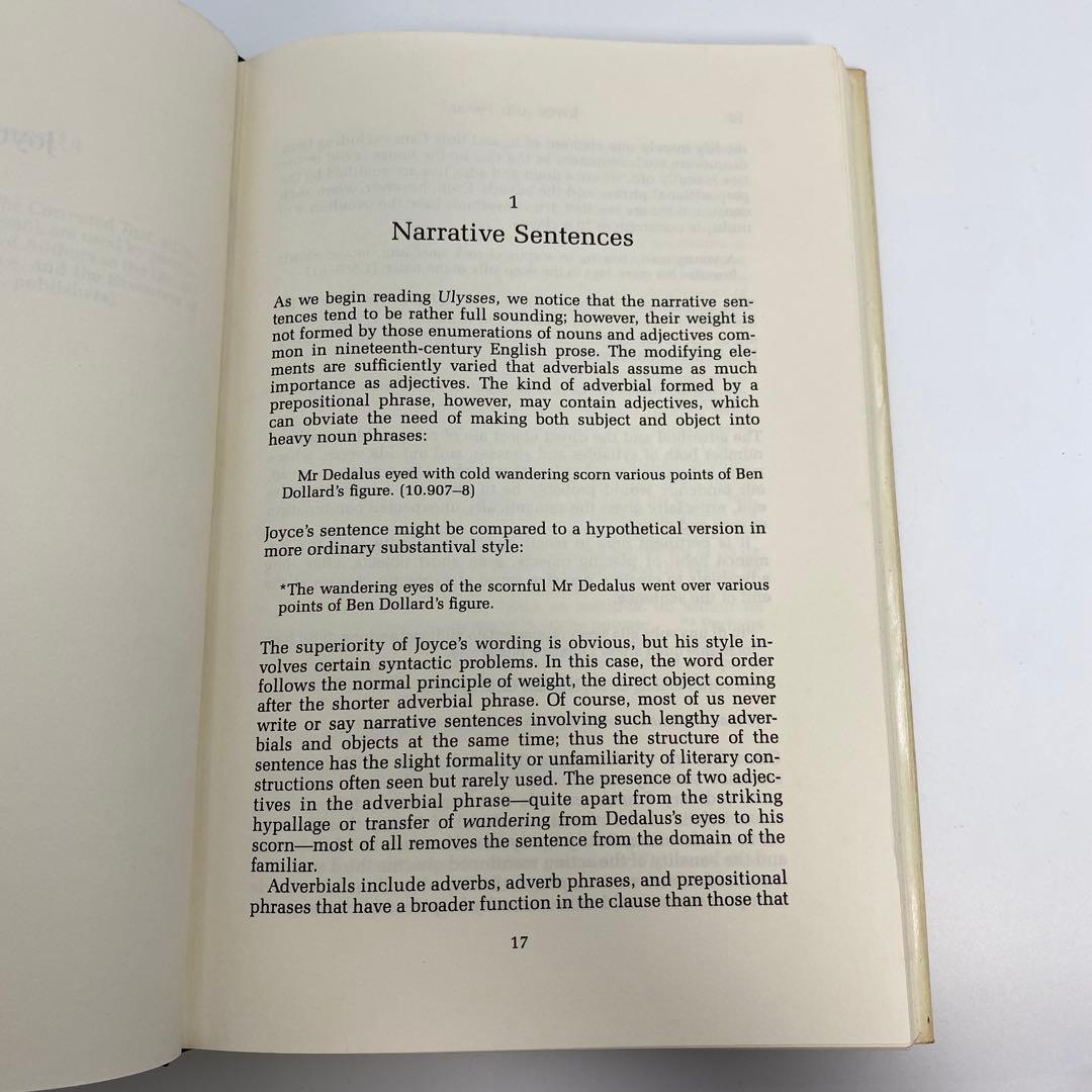 洋書 Joyce and Prose