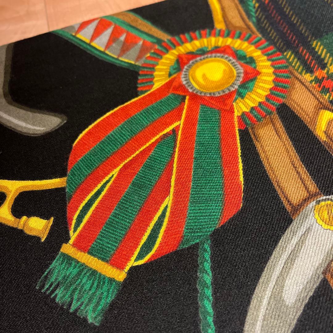 Gucci 馬具とタータンチェック ストール