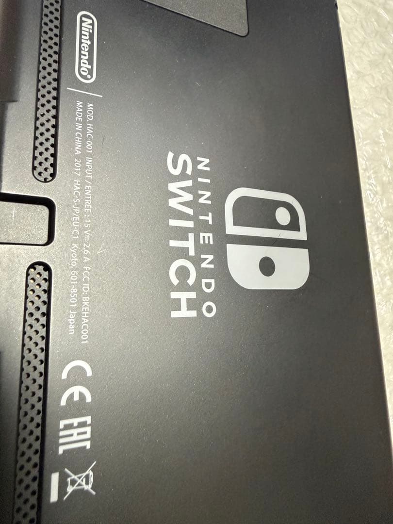 【美品】Nintendo Switch 本体 初期型 未対策機 フィルム付き
