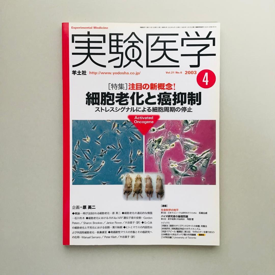 実験医学 2003年 1年分 18冊セット